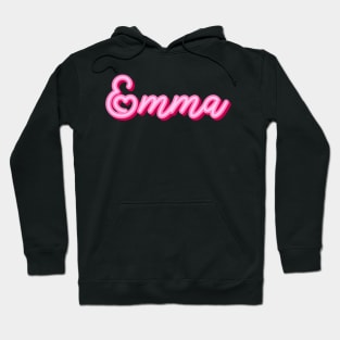 Emma name pink heart Hoodie